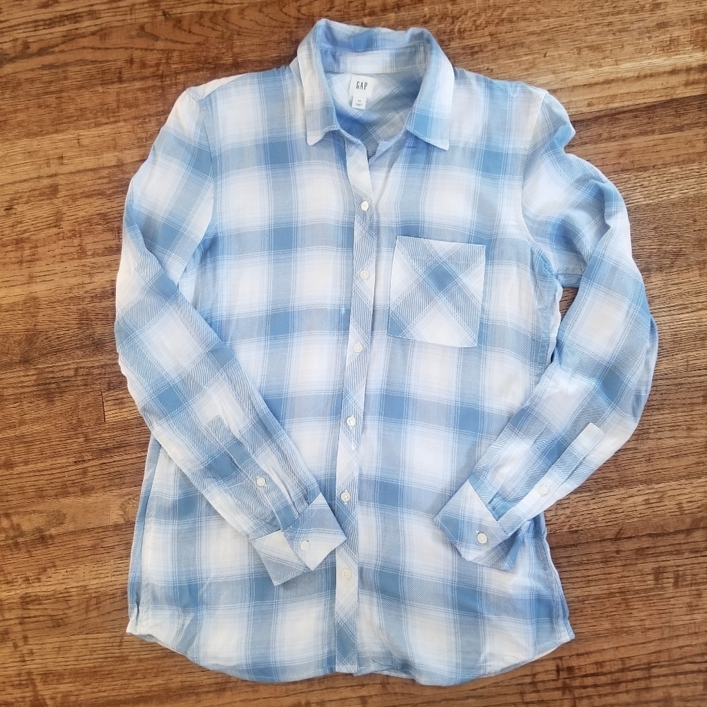 GAP Plaid Long Sleeve